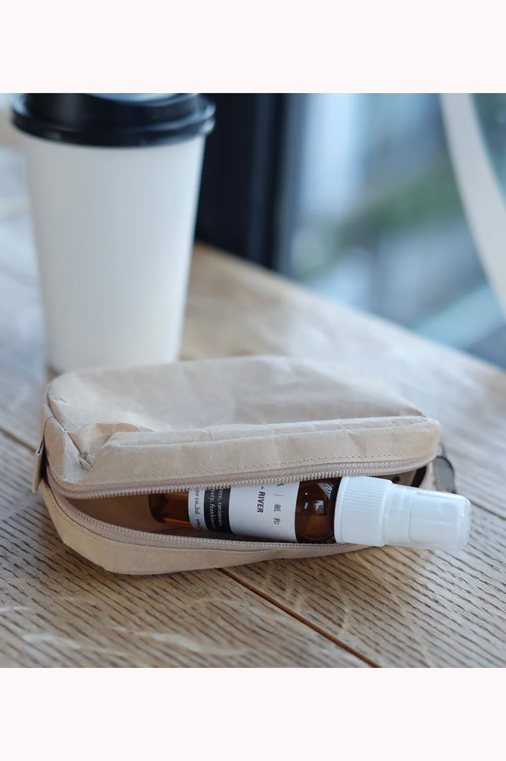 Square Pouch Small Brown