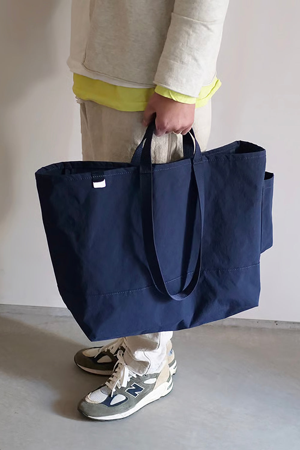 Side Pocket TT Bag Grey Midnight Blue