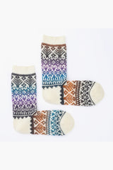 Gradient Jacquard Wool Socks