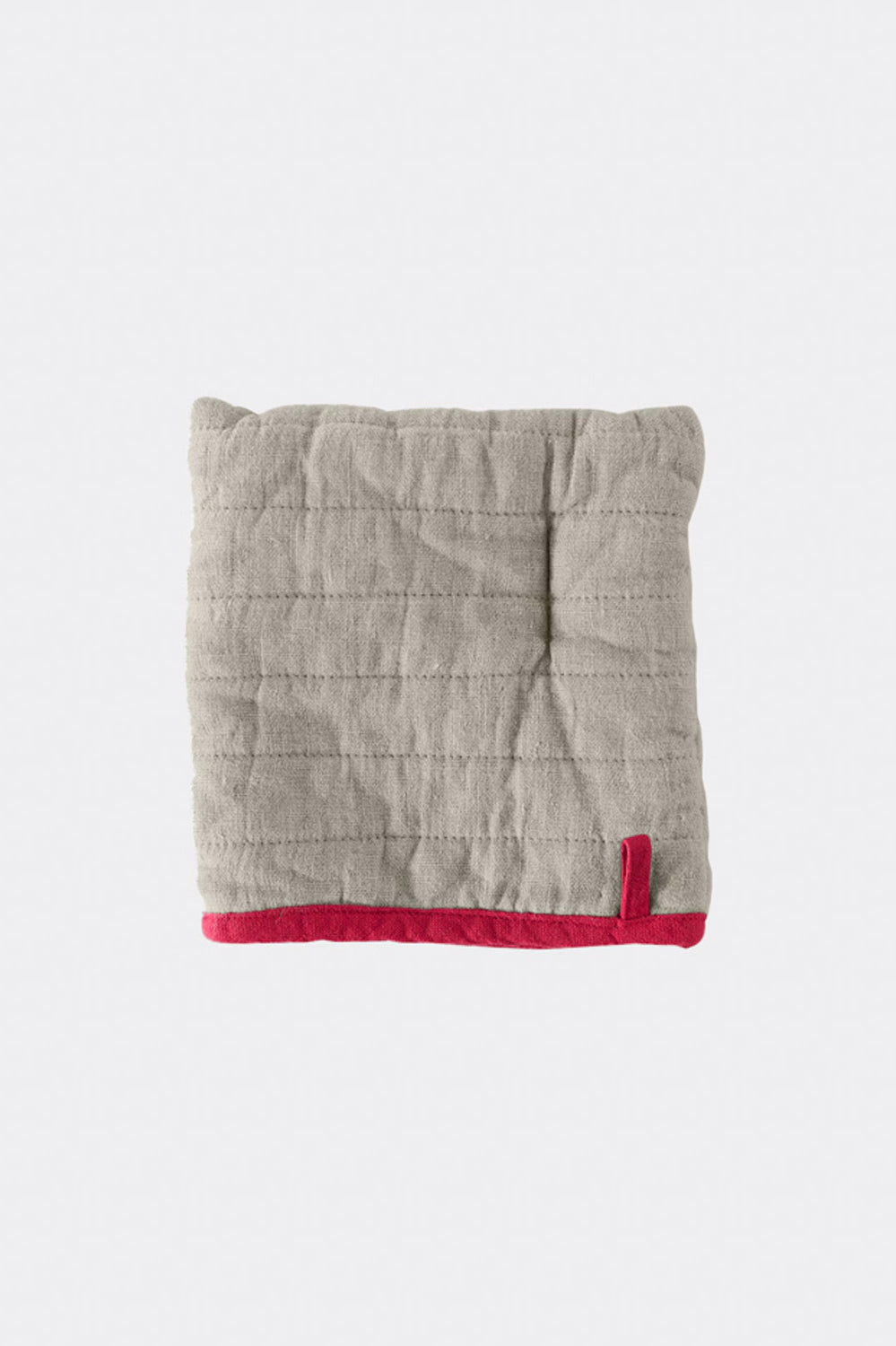 Square Oven Mitt, Flax