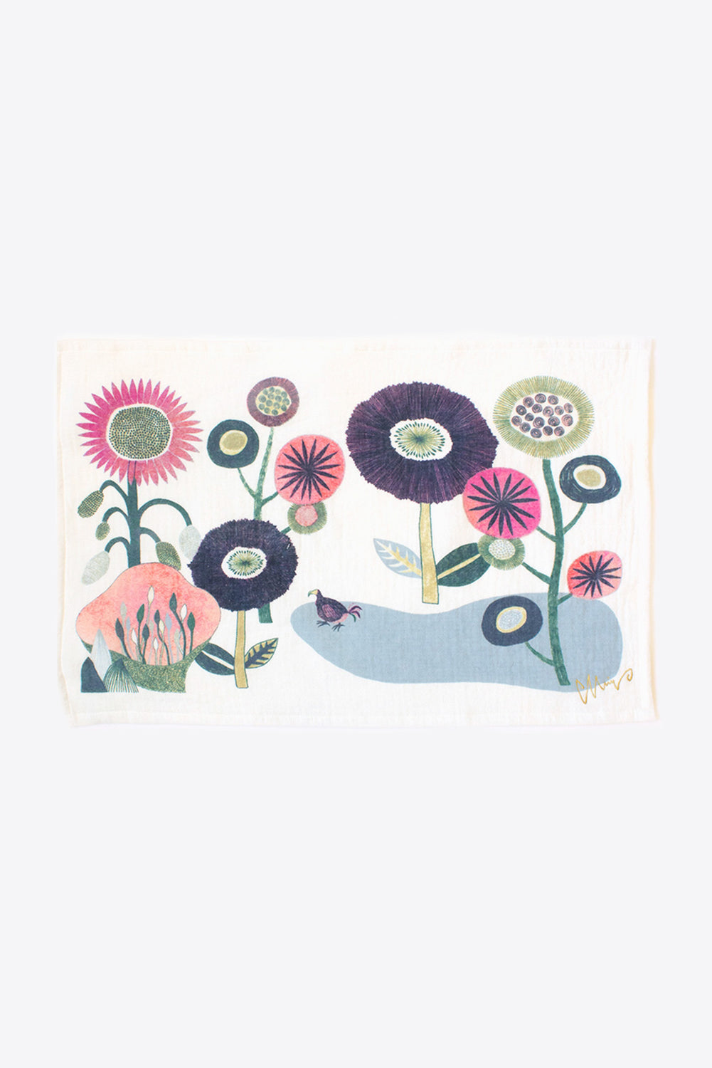 Imabari Cotton Tea Towel, Garden