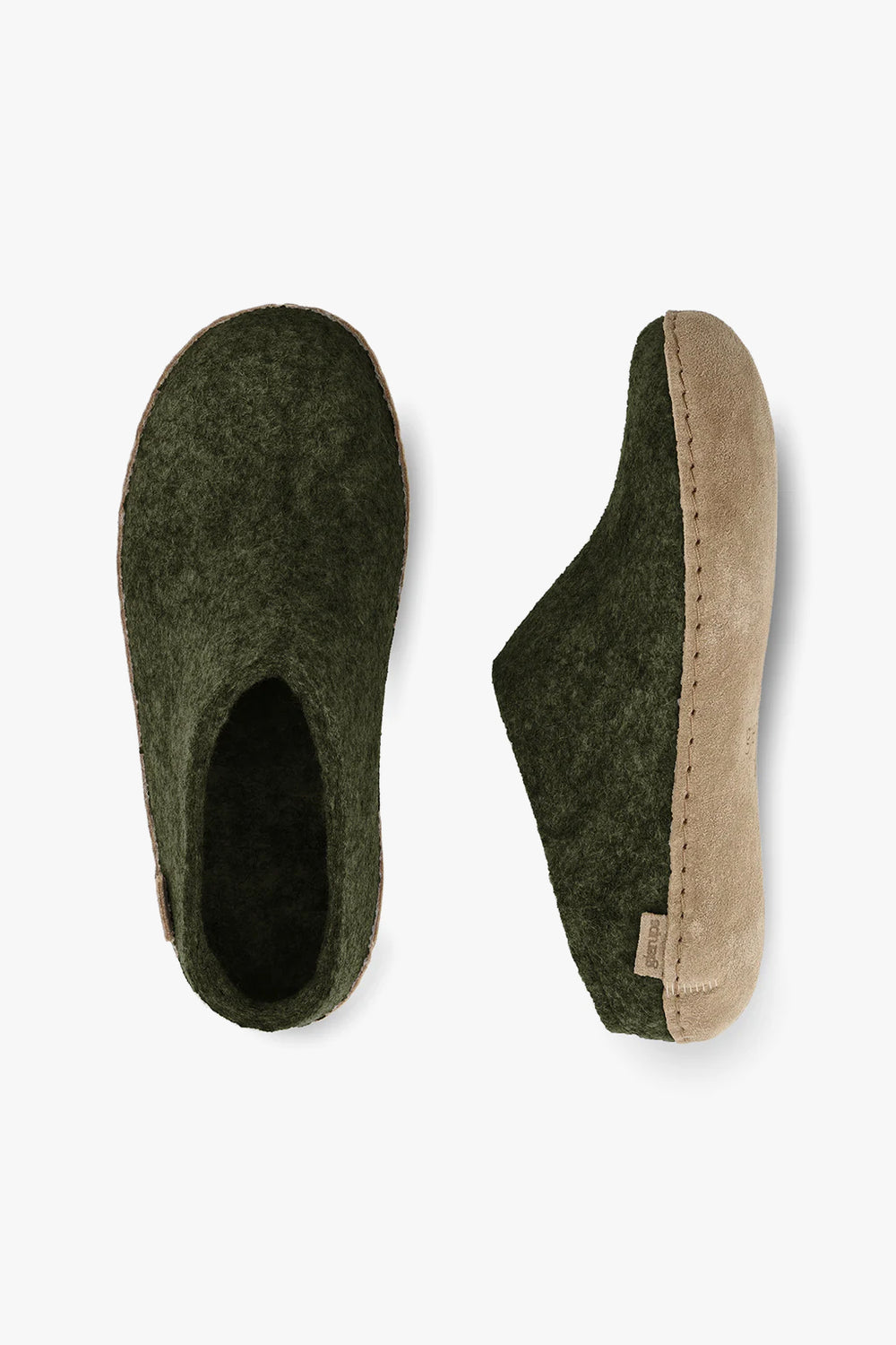 Forest Green Slippers