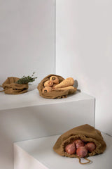 Organic Cotton Food Bag Khaki