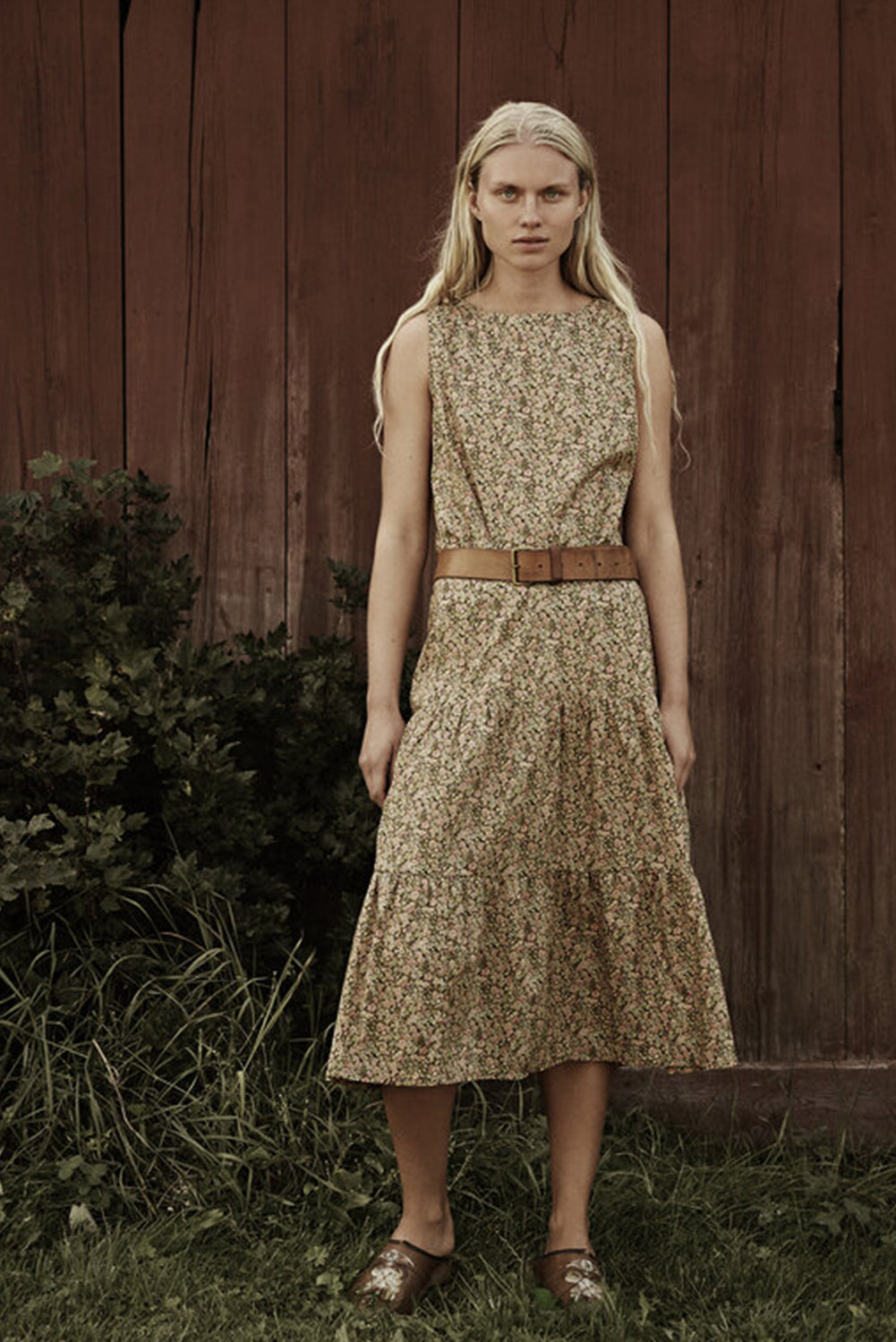 Sleeveless Liberty Print Top