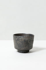 Youhen Ibushi Matcha Bowl, Dark Silver