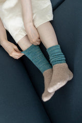 Mohair Pile Socks, Trail Road