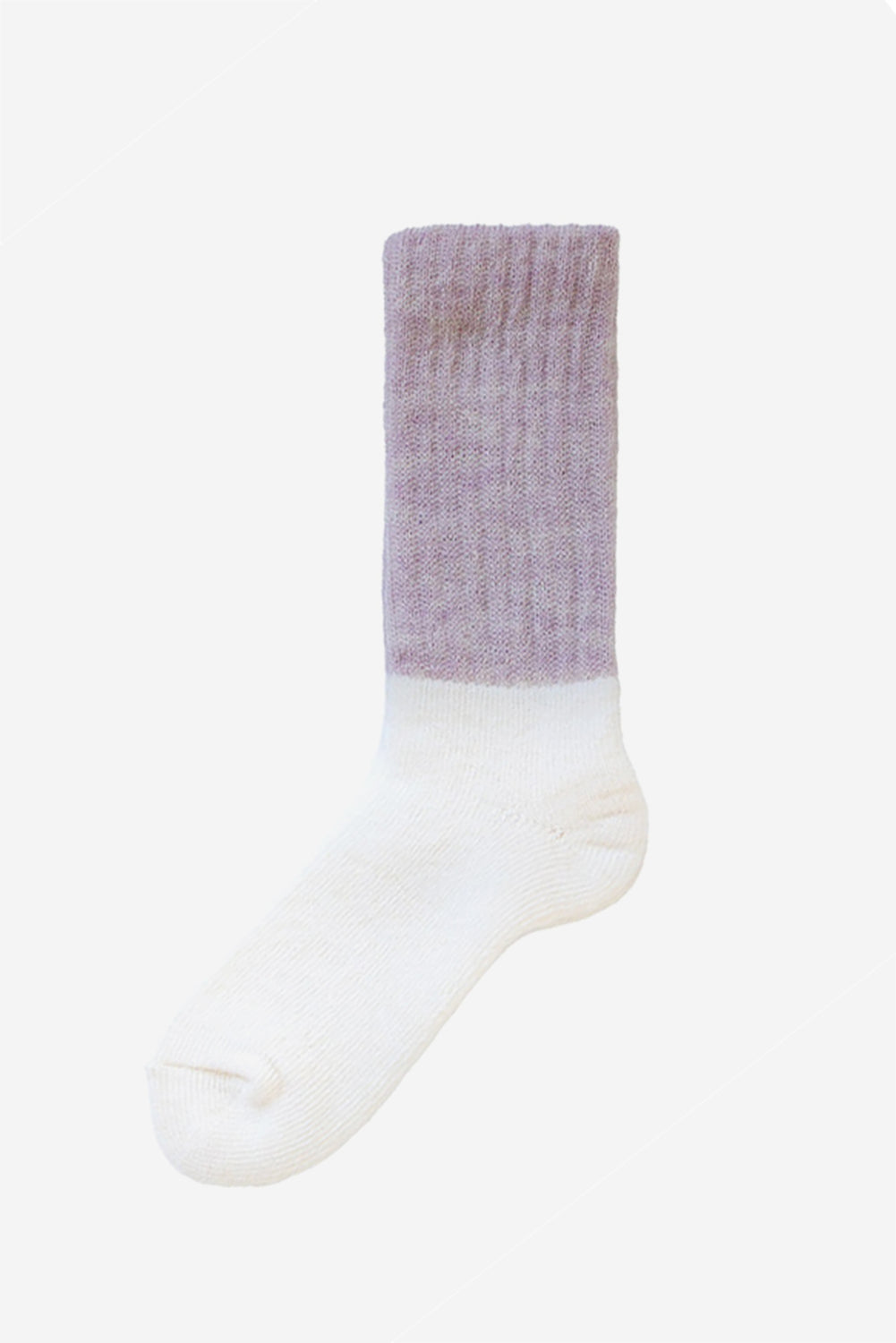 Mohair Pile Socks, Colorful Flags