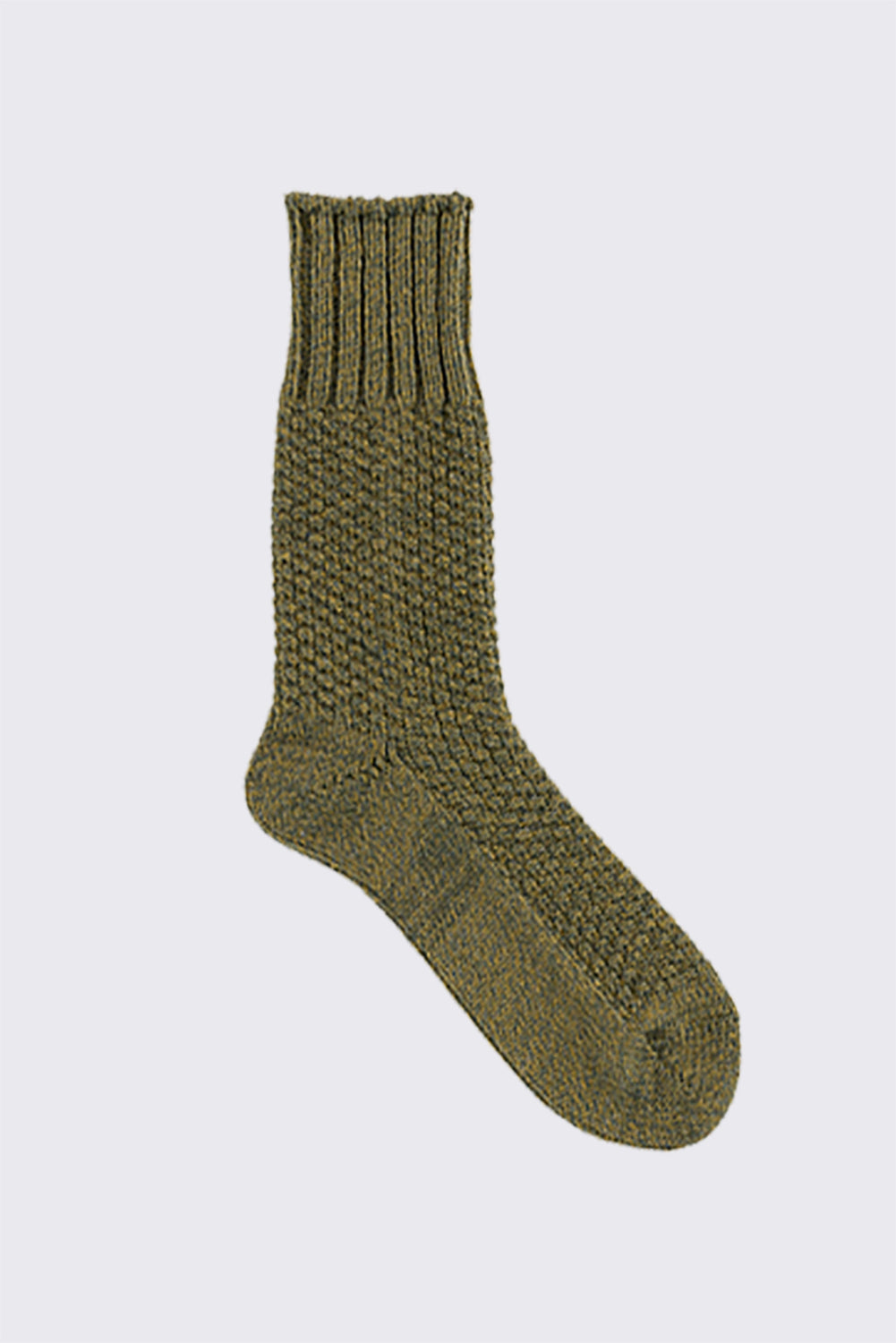 Wool and Cotton Boot Socks, Moss Green