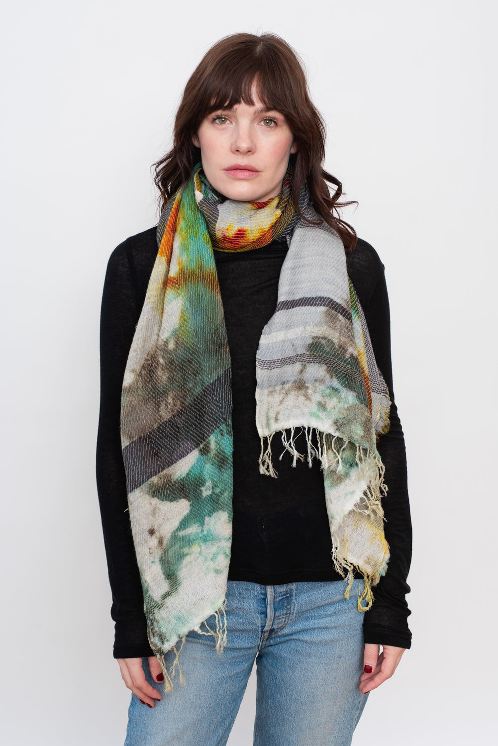 Roots Shawl Wool Blend Asobi MEDIUM 40