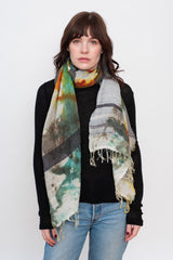 Roots Shawl Wool Blend Asobi MEDIUM 40