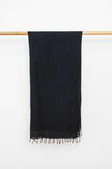 Linen Indigo Shawl, Shade 4