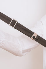 Canvas Messenger Bag Small Grey