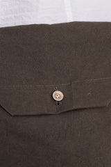 Canvas Messenger Bag Small Grey