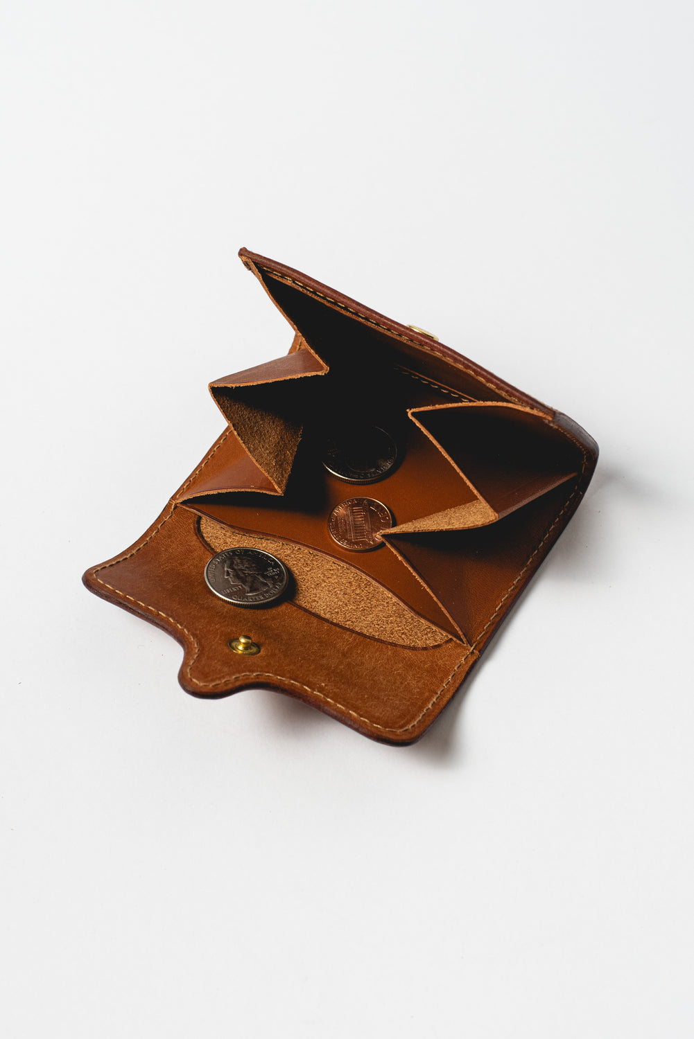 Mini Wallet with Snap Wallet, Camel