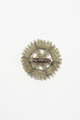 Kaleidoscope Brooch Light Greenish Gray