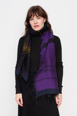 Roots Shawl MIDDLE 17 Wool/Cotton Mix