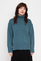 Polo Sweater Turquoise