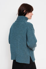 Polo Sweater Turquoise