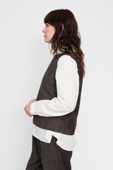 Envelope Top Brown Check