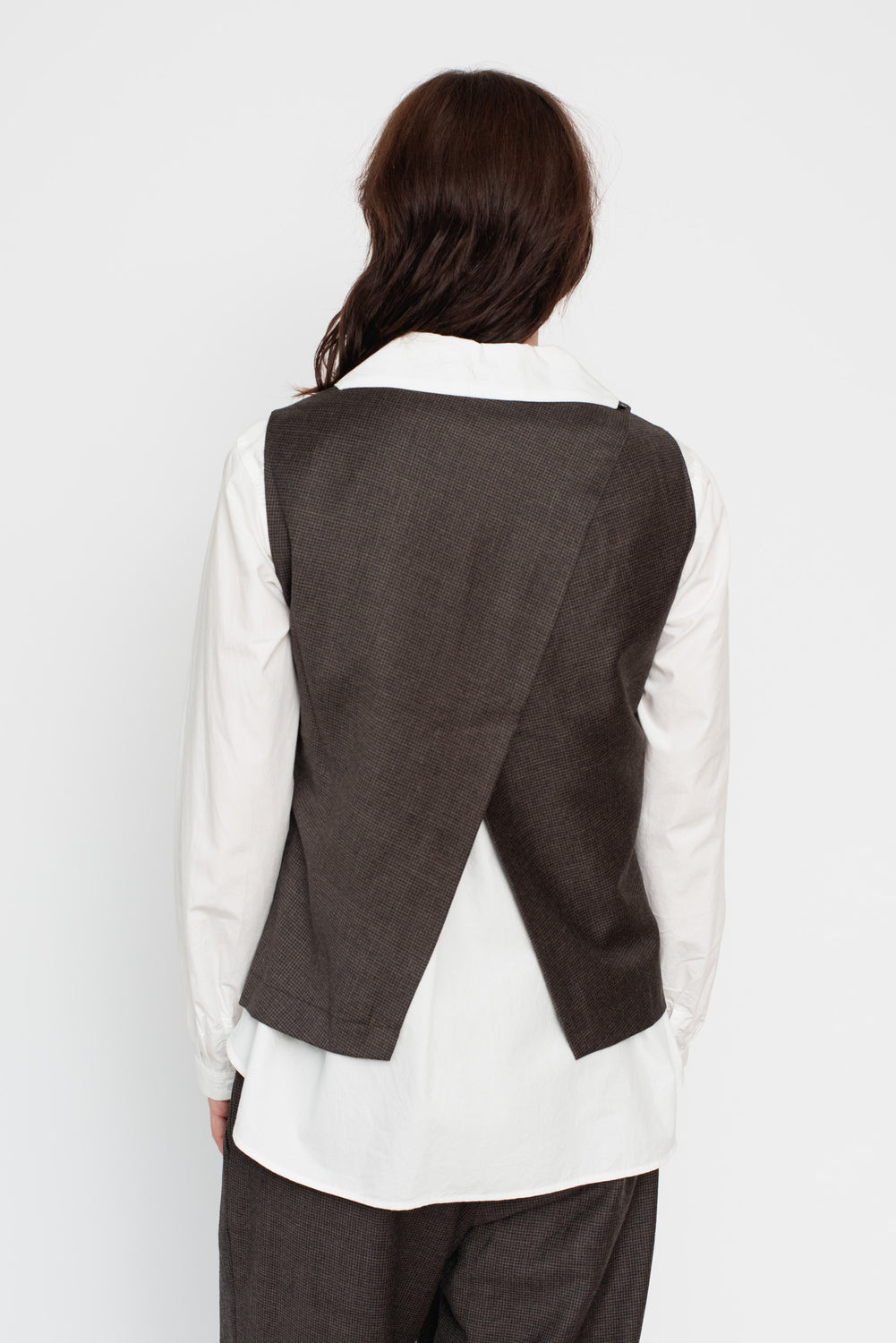 Envelope Top Brown Check