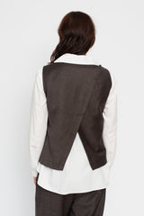 Envelope Top Brown Check