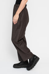 Trousers Brown Check