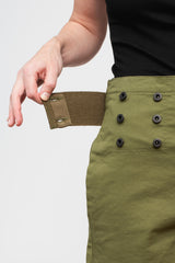 Stretch Chino TWIGGY 7-Stars Suspender Pants Khaki