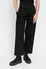 Stretch Chino TWIGGY 7-Stars Suspender Pants Black