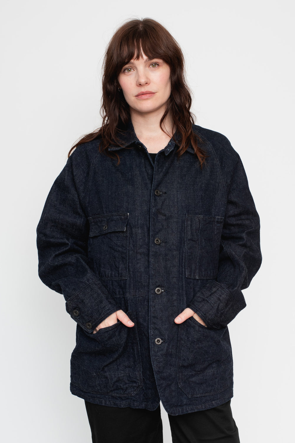 12oz Denim CACTUS Coverall (BLK-Thread ver.)