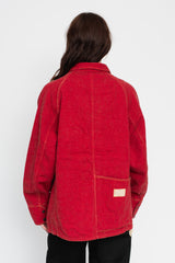 Twill Aging Wool CACTUS Coverall Fade Red