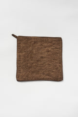 Japanese Potholder Dyed with Kakishibu (persimmon tannins)