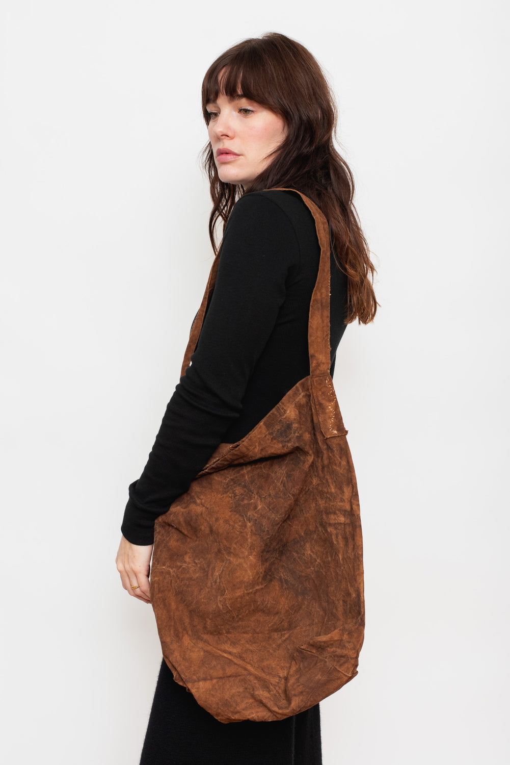 Kakishibu Dyed Shoulder Bag A