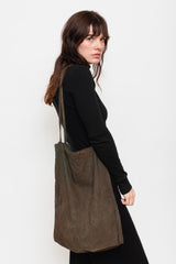 Cotton Shoulder Bag, Kakishibu & Indigo Dyed