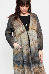 Wrap Dress or Duster, Botanical Dye