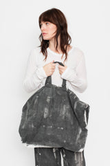 Large Sumi Ink Dyed Bag