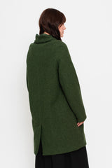 Gently Used Hannoh Green Wool Coat