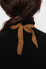 Daisy Choker with Silk Ribbon Caramel