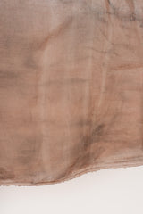 Rust Dyed Linen Textile B