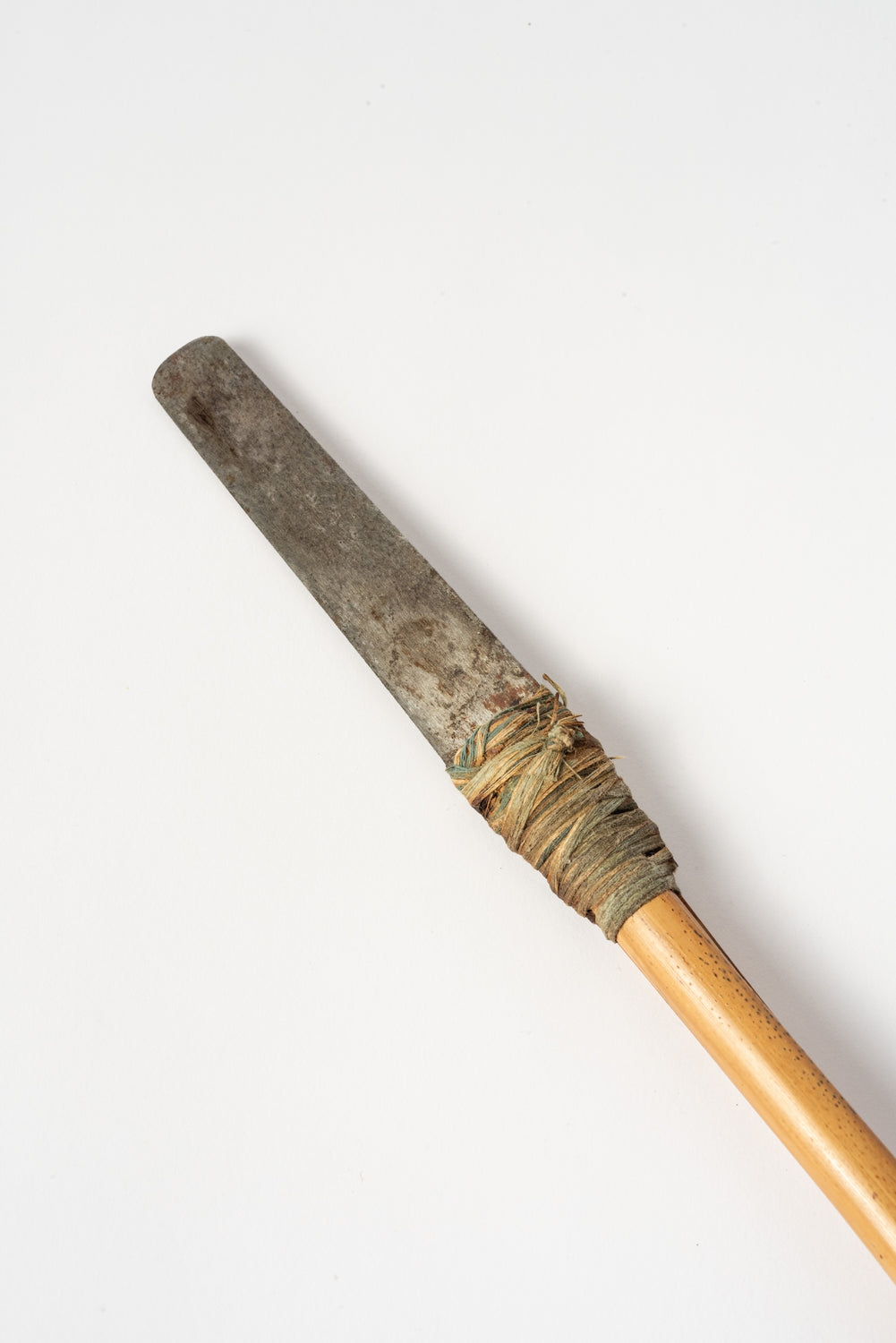 Vintage Handmade Bamboo Handled Utility Knife