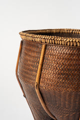 Vintage Japanese Bamboo Creel (Okeba Basket)
