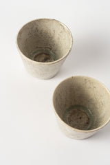 Set of Two Ceramic Tea Cups