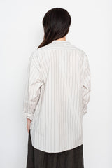 Band Collar Cotton Shirt