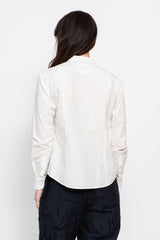 Woven Organic Cotton Stand Up Collar Shirt