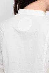 Woven Organic Cotton Stand Up Collar Shirt