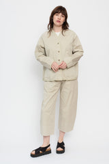 Cotton Stretch Jacket Sand