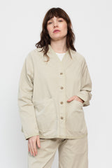Cotton Stretch Jacket Sand
