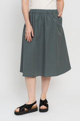 Cotton Skirt Asfalto