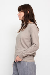 Long Sleeve T Shirt Greige