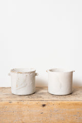 Pot Poignee, Medium, White