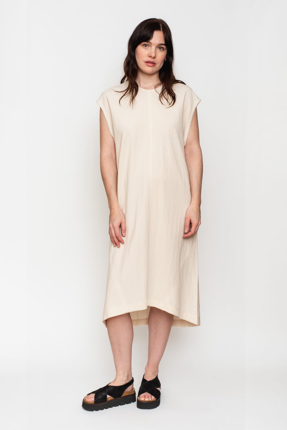 Recess Dress, Ecru